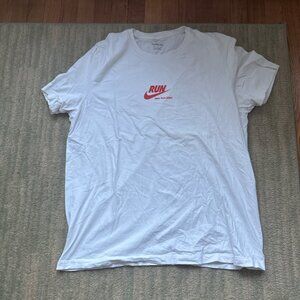 Nike White Running T-Shirt